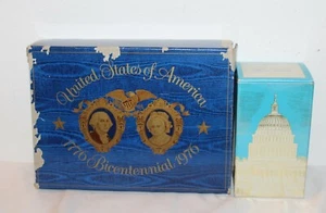 Vintage 1970s Avon for Men "THE CAPITOL" & Bicentennial Plate George Martha NEW! - Picture 1 of 4