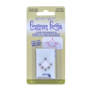 Artistic Wire® Findings Forms™ Diamant-Form Verbinder Style Jig - Picture 1 of 2