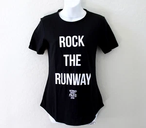 T-shirt sfilata di moda Victoria's Secret 2016 Parigi taglia XS/S Rock The Runway - Foto 1 di 8