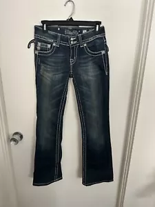 Womens vtg y2k miss me jeans size 26 boot - Picture 1 of 7