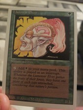 Magic The Gathering Single Near Mint, NP, Revised Llanowar Elves