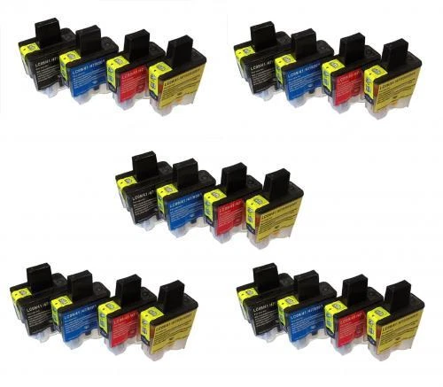 20 Druckerpatronen kompatibel mit Brother DCP-115C DCP 120C MFC210C MFC-215C  - Bild 1 von 1