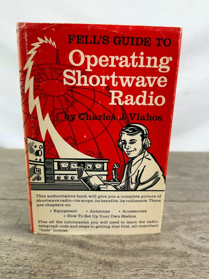 Fell's Guide to Operating Shortwave Radio Charles Vlahos Ham Radio Manual Rare - Image 1 of 4