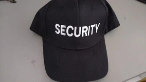 Security Baseball type hat-Black - Picture 1 of 3