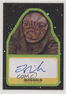 2017 Star Wars: Journey to The Last Jedi Scott Richardson Quiggold as Auto 03wr