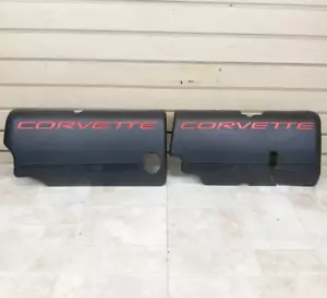 NEW GENUINE GM LH & RH LS1 Fuel Rail Cover Set fit 1999-2004 C5 Corvette - Picture 1 of 1