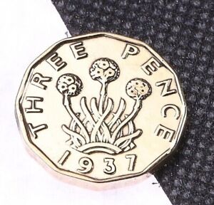 Polished Threepence Brass 3d Coin - Choose The Year - Birthday Gift