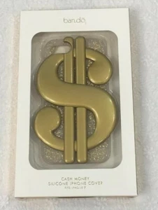 BAN.DO Cash Money Gold 3D Dollar Silicone Custodia iPhone 7 NUOVA - Foto 1 di 4