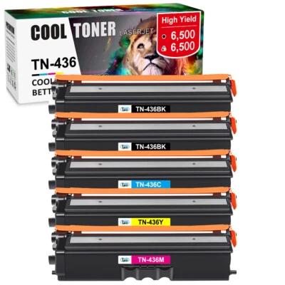 TN436 TN433 Toner Compatible for Brother MFC-L8900CDW MFC-L9570CDW HL-L9310CDW - Image 1 of 4