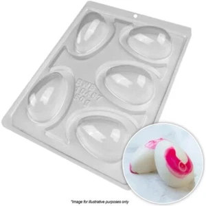 BWB Smooth Egg Mould 50g 3pc - Picture 1 of 2