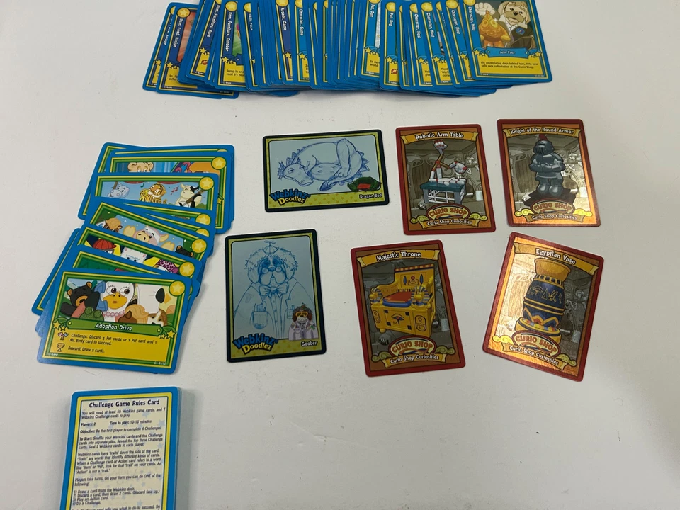 Webkinz Trading Cards Series 1 (Regular & Challenge 79/80) + Curios & Doodlez - Image 1 of 4