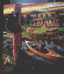 SunsOut 500 Pcs “25 Bear Family Adventure” 19” X 19” Jigsaw Puzzle EC - Picture 1 of 2