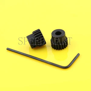 2 X 4mm Bore Hole 20 Teeth 20T Module 0.5 Motor Metal Gear Wheel with Top Screws - Picture 1 of 4