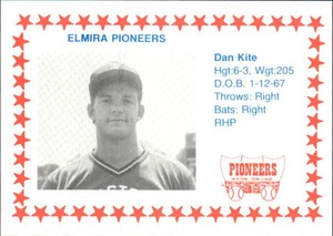 1988 Elmira Pioneers Cain #6 Dan Kite