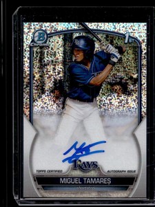 2023 Bowman Chrome Sparkle Miguel Tamares Auto /299 #CPA-MT