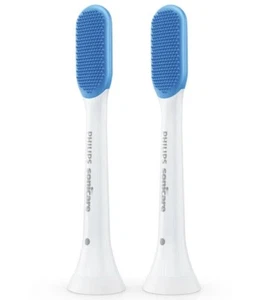6pk T1 Genuine Tongue Coating Brush-Philips Elec Toothbrush HX8072/01 - Picture 1 of 3