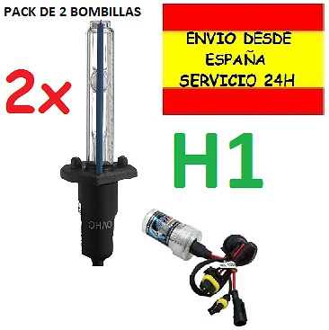 2x BOMBILLA H1 XENON 35 / 55w recambio hid pack de 2 - Imagen 1 de 3