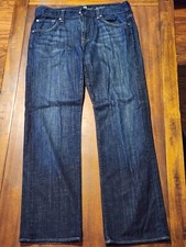 7 FOR ALL MANKIND Jeans  AUSTYN  Blue Denim  Size waist 33 L 30 Stretch  Women's
