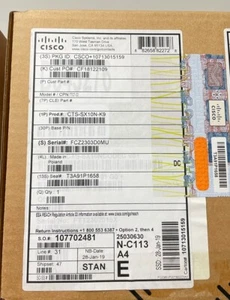 Cisco CTS-SX10N-K9 HD Video Conferencing Device Camera and Microphone Brand New - Afbeelding 1 van 4