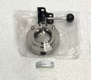 NEW GEA Tuchenhagen 71006756 2.5" Hygienic Butterfly Valve PN10 AISI 304 243J - Picture 1 of 12