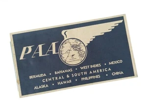 Boleto Pan Am China Clipper década de 1930 utilería Indiana Jones - Imagen 1 de 4