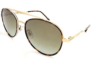 Longines Sunglasses Gold/ Brown Tortoise with Green Gradient Lenses LG0007 30P - Bild 1 von 4
