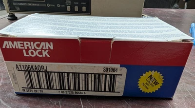 🤪 LOT OF 6 AMERICAN LOCKHEAVY DUTY LOCKOUT PADLOCK A1106KAORJ - Image 1 of 4
