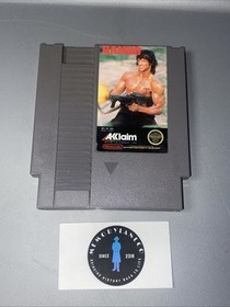 Rambo | Nintendo Entertainment System, 1988) Authentic Nes Tested and Working