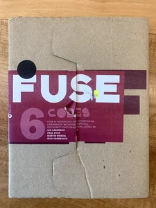 Fuse 6 Codes Winter 1992 A2 posters, 3.5" floppy disk + four fonts Neville Brody - Afbeelding 1 van 10