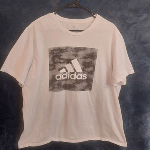 Adidas Amplifier Tee Herren 2XL Weiß Grafik Logo T-Shirt Kurzarm - Bild 1 von 7