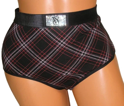 Bragas Lencería Victoria's Secret Negro Cuadros Calzoncillo Slip Grande Adulto Regalo Foto 1 de 4