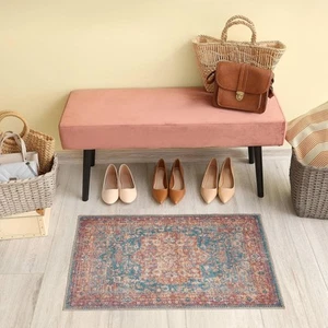 Machine Washable Rug with Non Slip Backing, Living Room Rug, Kitchen Area Rug... - Picture 1 of 7