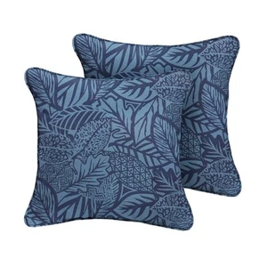 Sorra Home Richloom Outdoor/Indoor Corded Pillow Set of , 22in x 22in x 6in, ... - Picture 1 of 4