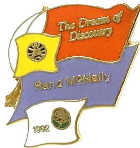 Rosenparade 1992 "Rand McNally" 103rd Tournament of Roses Anstecknadel - Bild 1 von 3