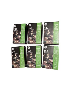 NEW 6-pack GE 100 Clear Mini Christmas Lights Indoor/Outdoor - Image 1 of 2