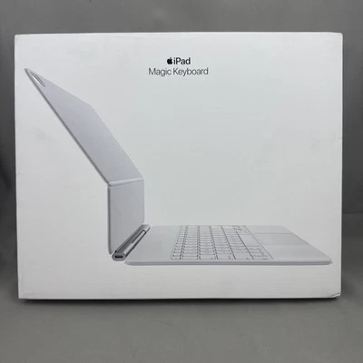 Apple Magic Keyboard for iPad Air 13-inch M2 & M3- White - MDFW4LL/A- Ret $319 - Image 1 of 4