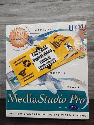 Media Studio PRO Version 2.5 Windows 95 (1996) Vintage Old School Software - Image 1 of 4