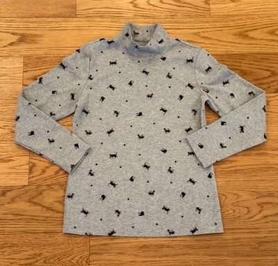 Рождественские кошки графический принт водолазка серый размер маленький миниатюрный женщин - Изображение 1 из 4