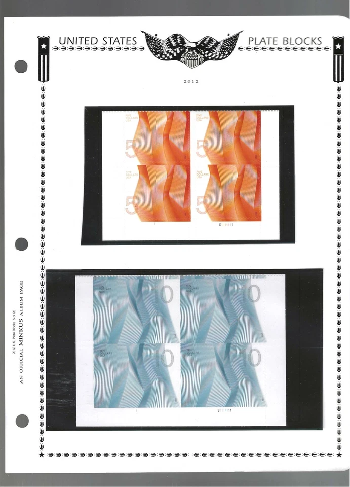 Scott #4719 Waves of Color - Block of 4 (5.00) 2012 MNH - Image 1 of 1