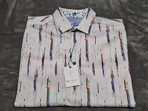 Robert Graham NEW Artisan Shipping Lines Button-up L/S Dress Shirt SZ 2XL - Picture 1 of 21