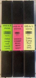 Epic Records Promo Music Video Lot March May July 1992 Ozzy Osbourne Pearl Jam - Imagen 1 de 10