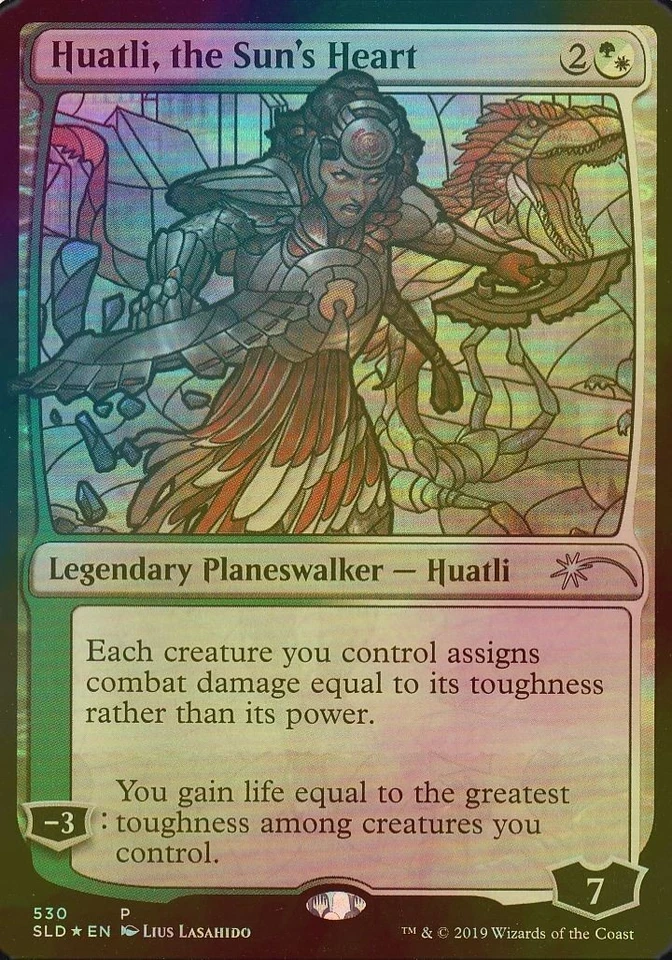 MTG Huatli, the Sun's Heart FOIL SLD English - Image 1 of 1