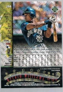 1997 Topps Stadium Club Members Only Gerald Williams #284 Brewers - Picture 1 of 1