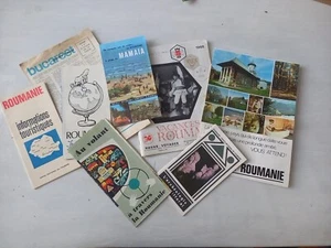 Brochures ROUMANIE Holiday Travel 1968 Voyage Lot Vacances  - Picture 1 of 7