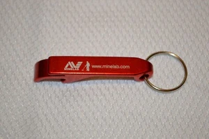 MINELAB METAL DETECTORS ~ ACCESSORIES ~ BOTTLE OPENER WITH KEY RING ~ NEW - Picture 1 of 2