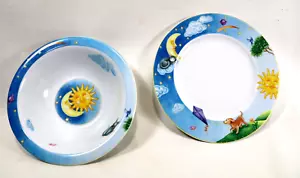 Jour et Nuit"" Kreation Judith Kruger Himmelsteller / Schüssel Set - Bild 1 von 6