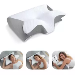 Ergonomisches Kontur Orthopädisches Kissen bei Nackenschmerzen, konturierte Stützkissen - Bild 1 von 24