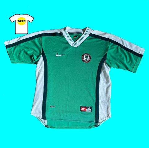 Nigeria Home Football Shirt 1998 - 2000 Size M Cover