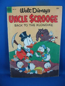 FOUR COLOR 456 UNCLE SCROOGE 2 VG F DELL BARKS BACK TO THE KLONDIKE 1953 - Picture 1 of 2