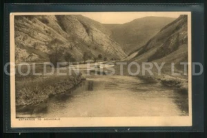 ENTRANCE TO DOVEDALE PICTURE POSTCARD UNPOSTED - Foto 1 di 2